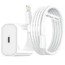 Original Apple-Certified 20W USB-C Charger with Lightning Cable | Fast iPhone Charger for iPhone 11, 12, 13, 14, XR, XS/PRO/MAX, SE & iPad | MFi Certified Adapter and Charging Cable Combo (White)