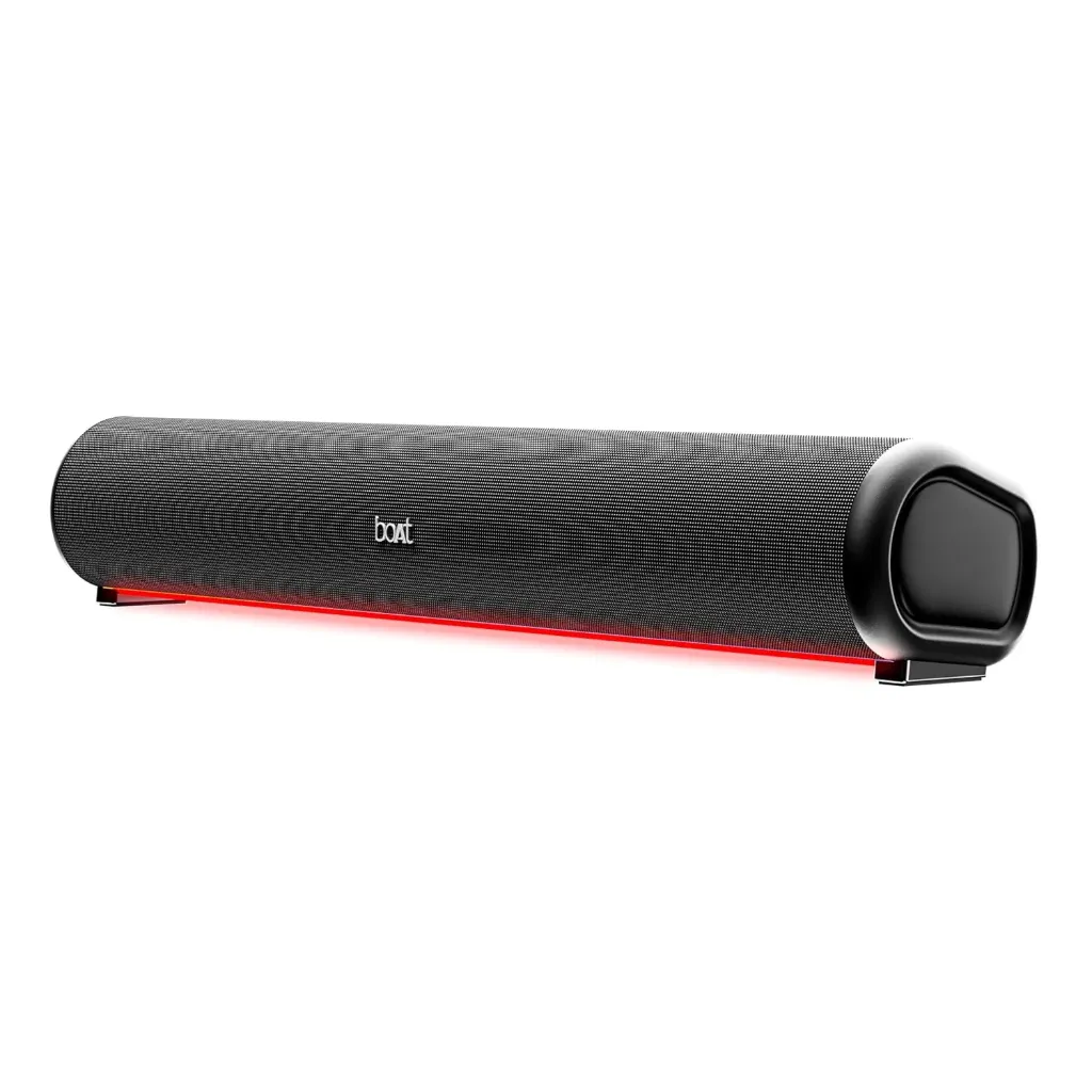 boAt Aavante Bar 950 Bluetooth Soundbar w/ 40W Signature Sound,RGB,Dual Passive Radiators, Up to 7 hrs Playback, Free Music Streaming on JioSaavn, Bluetooth Sound Bar, Soundbar Speaker (Premium Black)